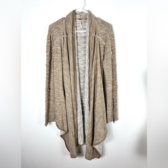Free People Sweaters - Free People Chunky Knit In The Loop Cardigan Sweater Cascade Open Front size S